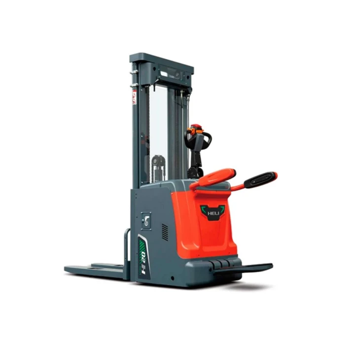 HELI CDD16/20 A2FLiH típusú elektromos raklapemelő összecsukható állóplatformmal 