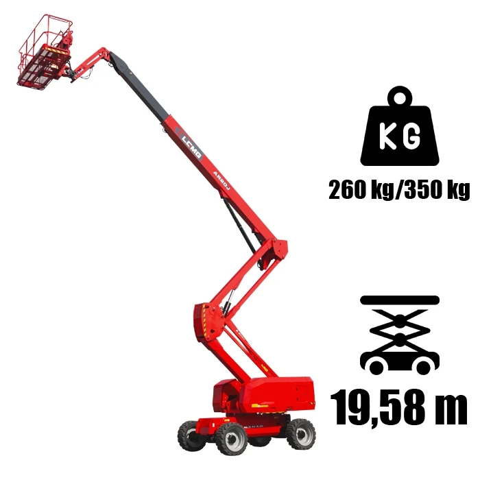 LGMG AR20J diesel üzemű karos személyemelő