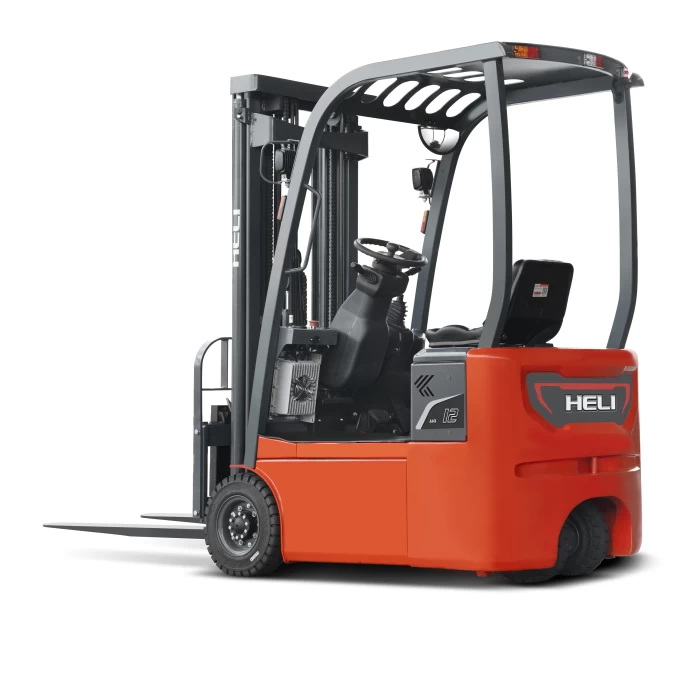 HELI CPD08-12SQ (H4 széria) elektromos üzemű homlokvillás targonca (3 támaszú) első kerék meghajtással