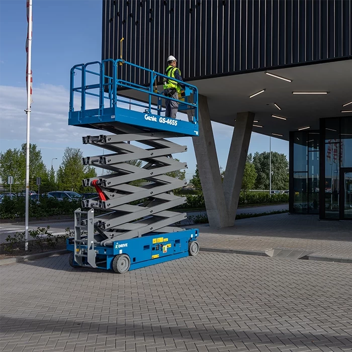 GS-4655 E-DRIVE elektromos üzemű ollós személyemelő