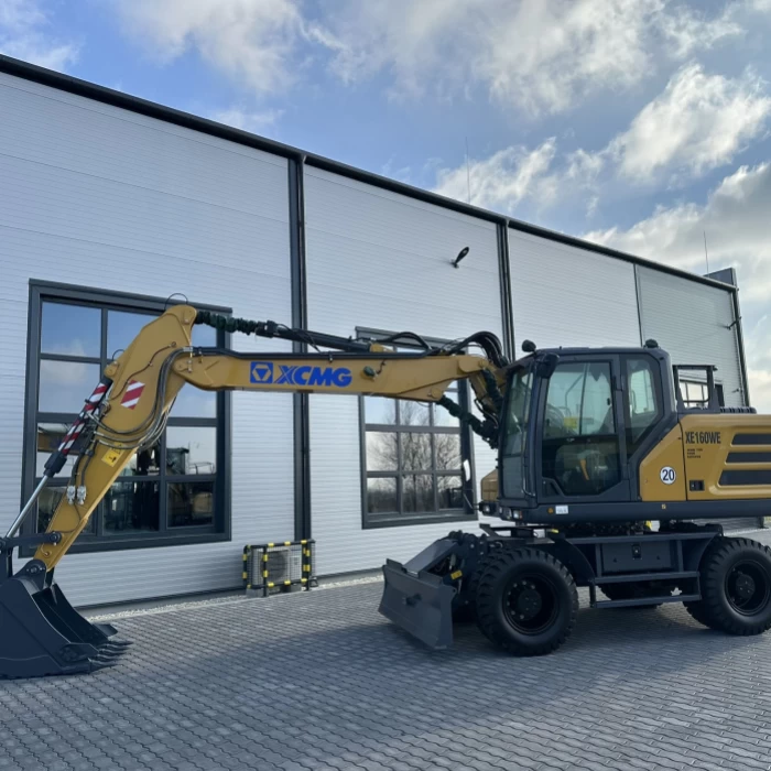 XCMG XE160WE diesel üzemű gumikerekes forgókotró