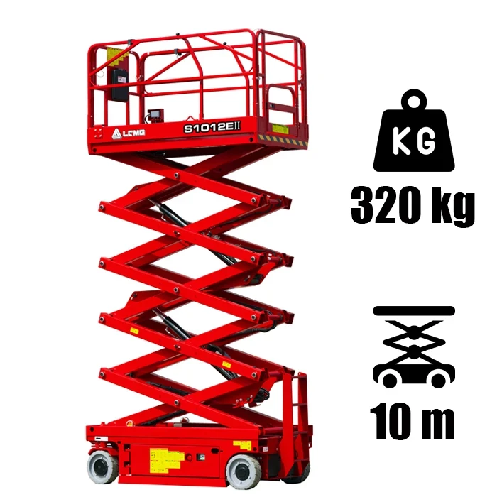 LGMG S1012E II ollós szerkezetű elektromos személyemelő