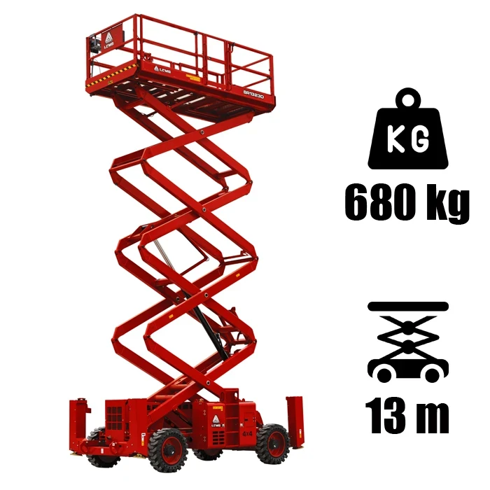 LGMG SR1323D  ollós szerkezetű diesel üzemű személyemelő