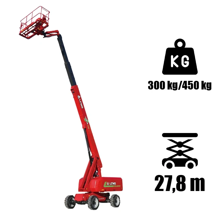 LGMG T28JE elektromos teleszkópos személyemelő